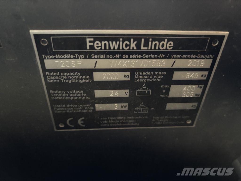 Linde T20 SP Akülü depo ekipmanları