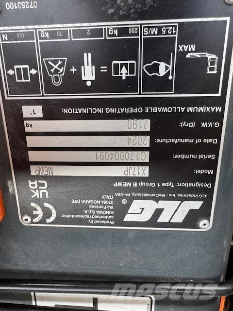 JLG X17JP Spider Kompakt kendinden tahrikli personel platformları
