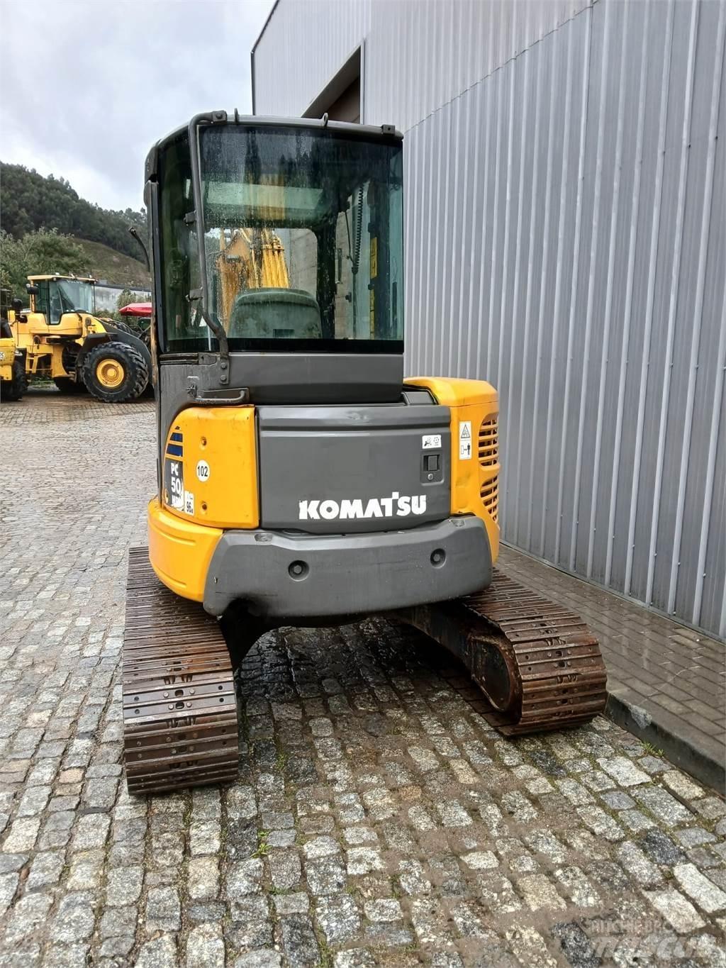 Komatsu PC50MR-2 Mini ekskavatörler, 7 tona dek