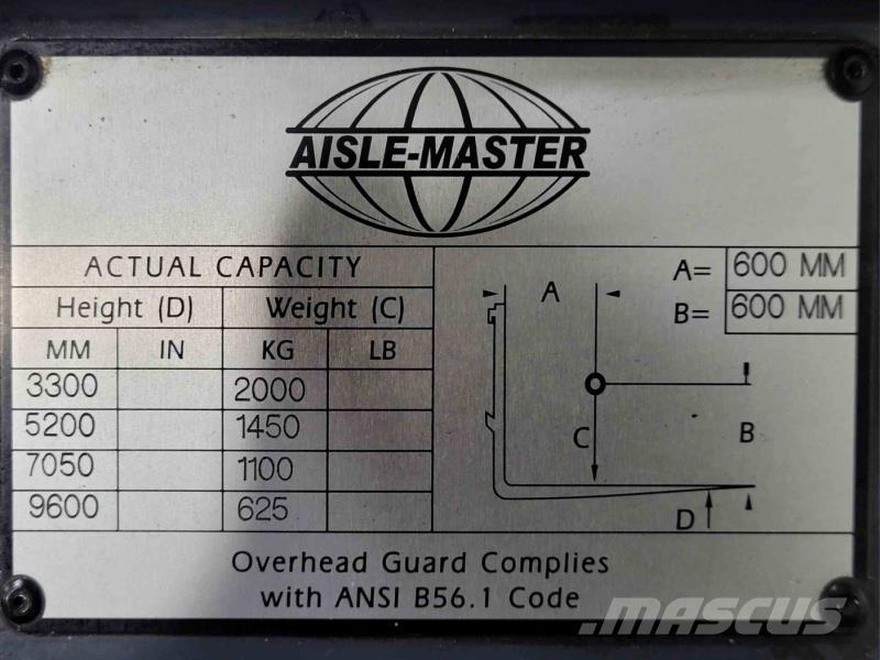 Aisle-Master 20SHE Dar koridor forklifti