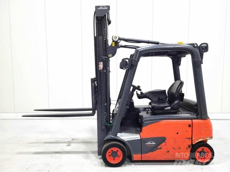 Linde E16P-02 Elektrikli forkliftler