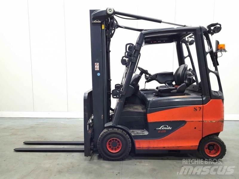 Linde E25H-01/600 387 Elektrikli forkliftler
