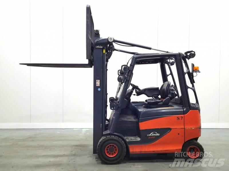 Linde E25H-01/600 387 Elektrikli forkliftler