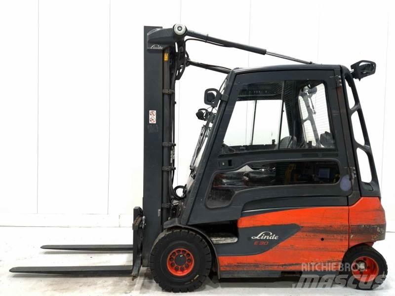 Linde E30L-01 Elektrikli forkliftler