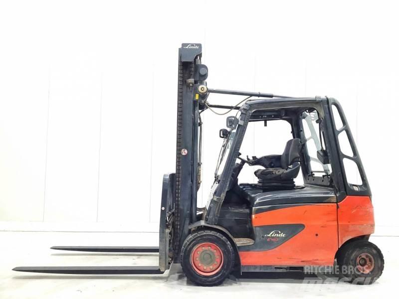 Linde E40 Elektrikli forkliftler
