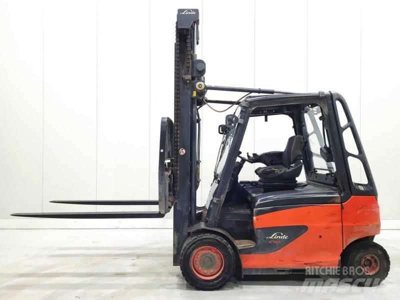 Linde E40 Elektrikli forkliftler
