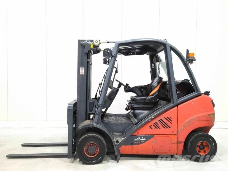 Linde H25T-02 LPG'li forkliftler