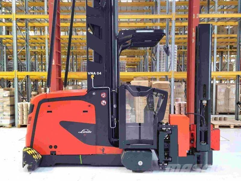 Linde K10 Dar koridor forklifti