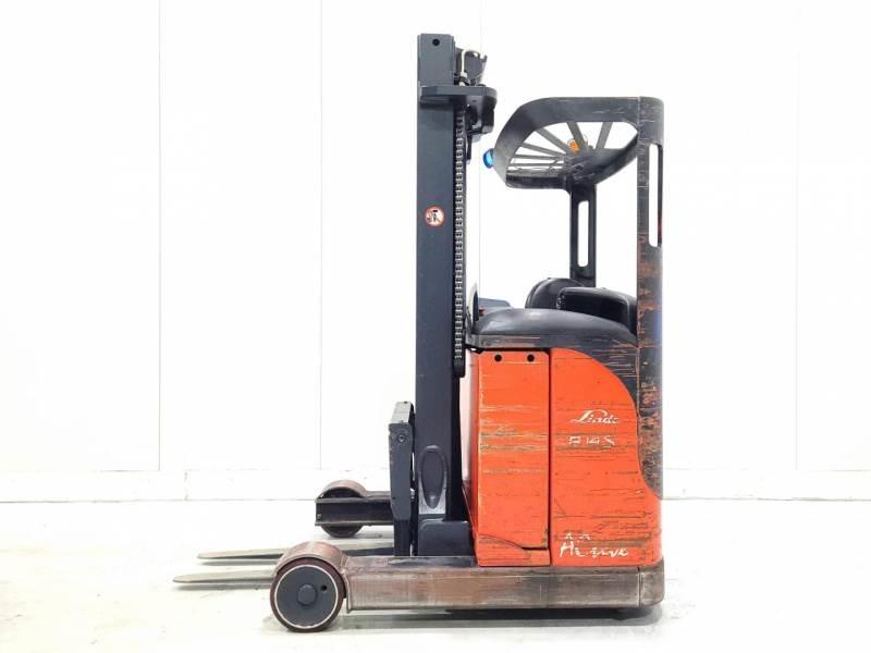 Linde R14 Reach truck - depo içi istif araçları
