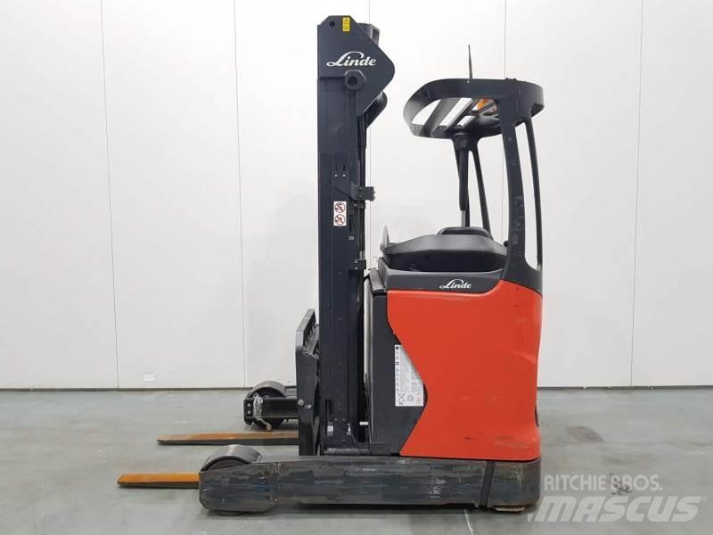 Linde R14 Reach truck - depo içi istif araçları