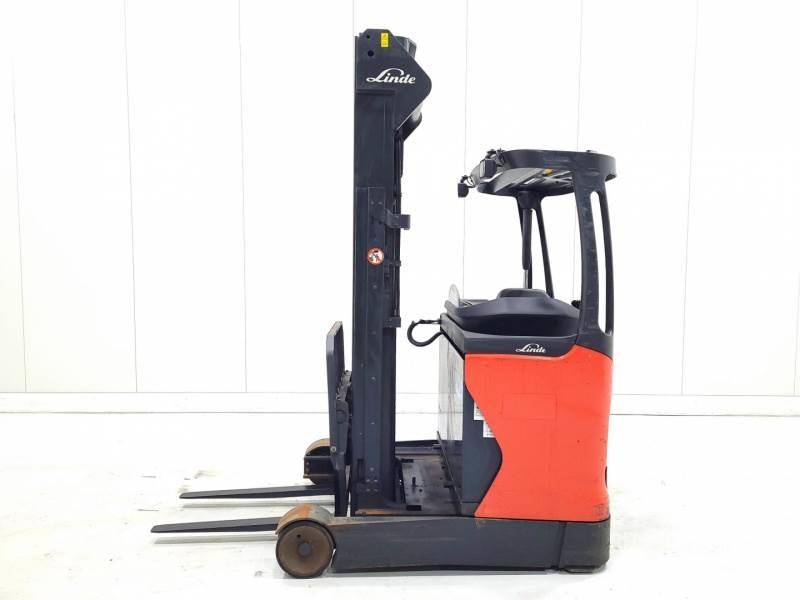 Linde R14-01 Reach truck - depo içi istif araçları