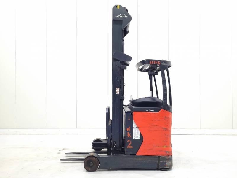 Linde R14-01 Reach truck - depo içi istif araçları