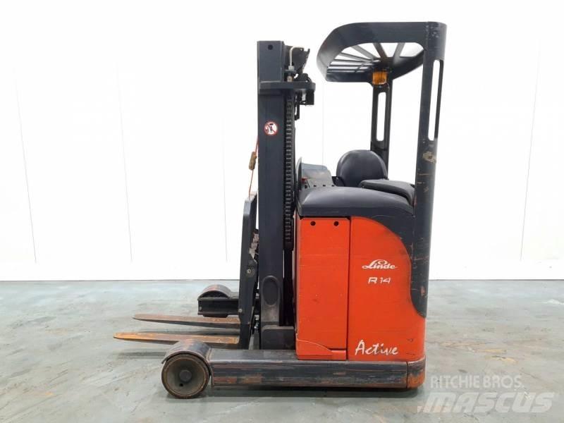 Linde R14 115 Reach truck - depo içi istif araçları