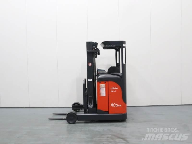 Linde R14S Reach truck - depo içi istif araçları