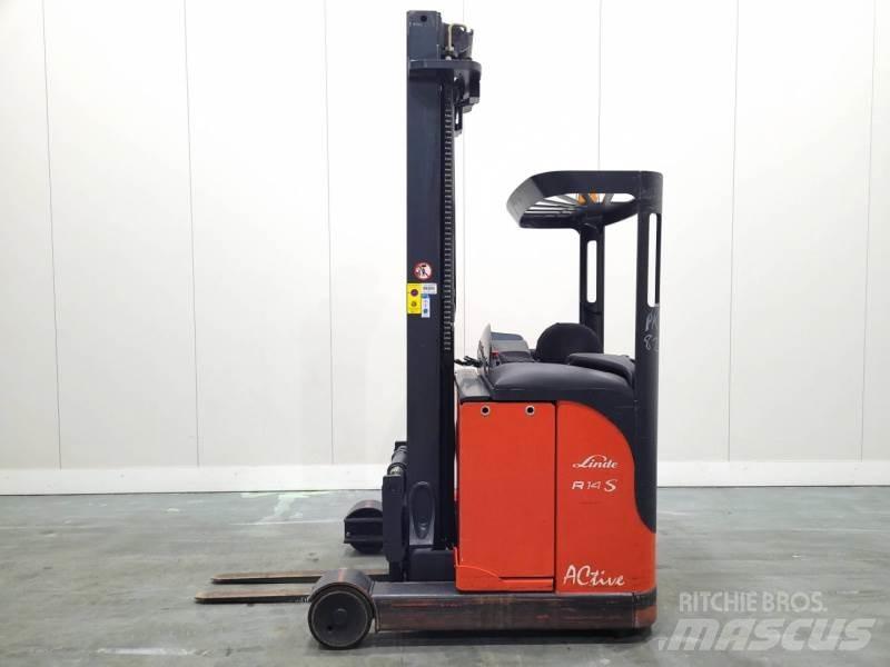 Linde R14S 115 Reach truck - depo içi istif araçları