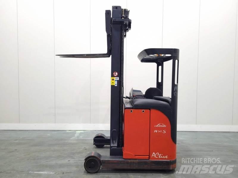 Linde R14S 115 Reach truck - depo içi istif araçları