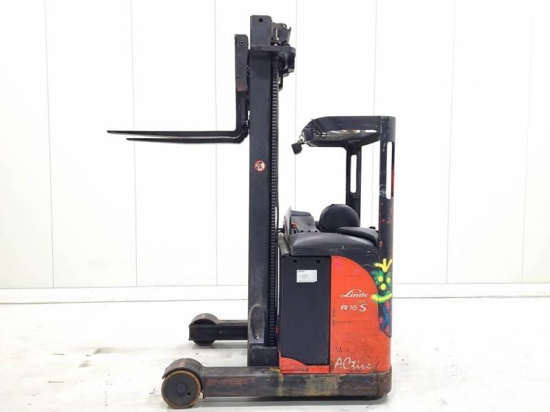 Linde R16 Reach truck - depo içi istif araçları