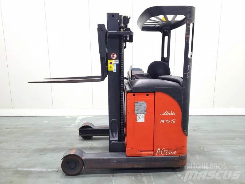 Linde R16S 115 Reach truck - depo içi istif araçları