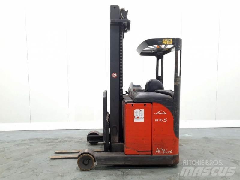Linde R16S 115 Reach truck - depo içi istif araçları