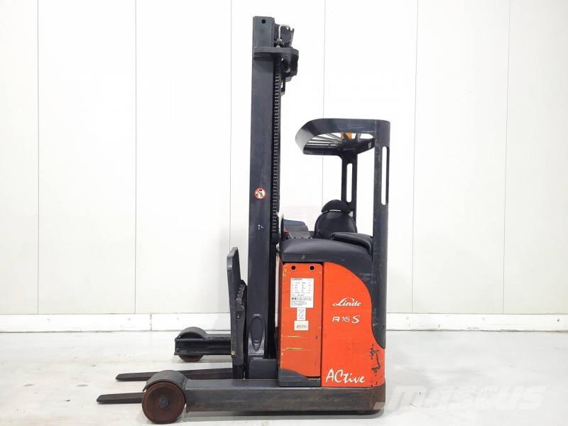 Linde R16S-12 Reach truck - depo içi istif araçları