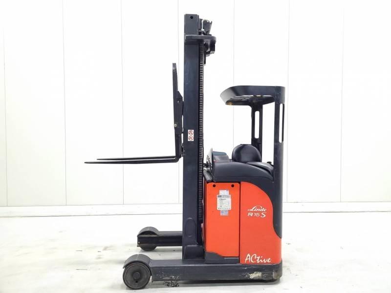 Linde R16SN-12 Reach truck - depo içi istif araçları