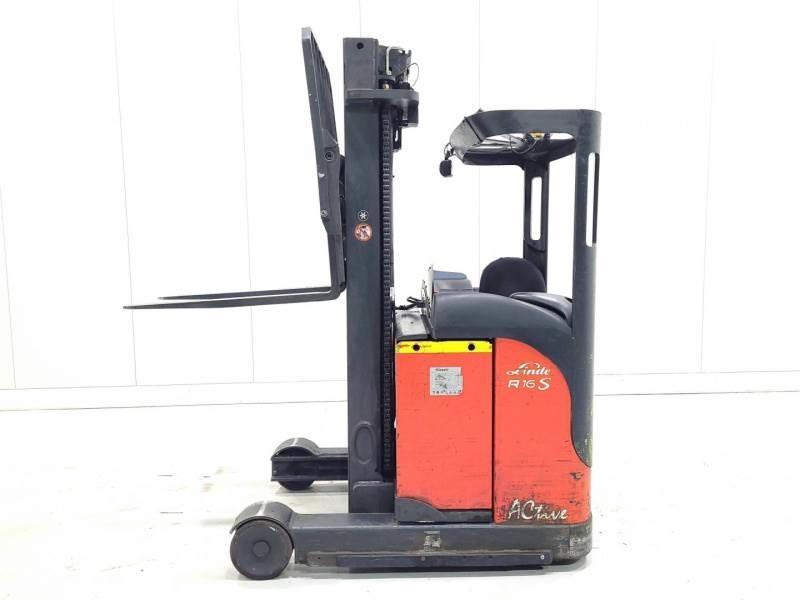 Linde R16SN-12 Reach truck - depo içi istif araçları