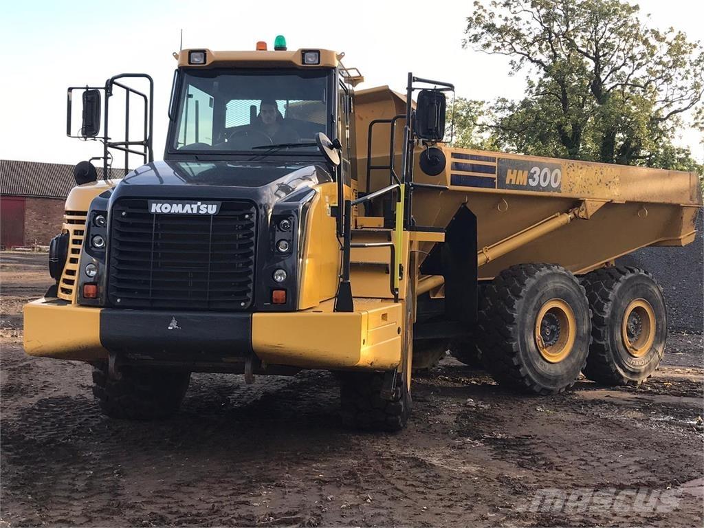 Komatsu HM300-5 Belden kirma kaya kamyonu
