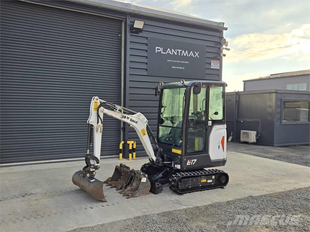 Bobcat E17 Mini ekskavatörler, 7 tona dek