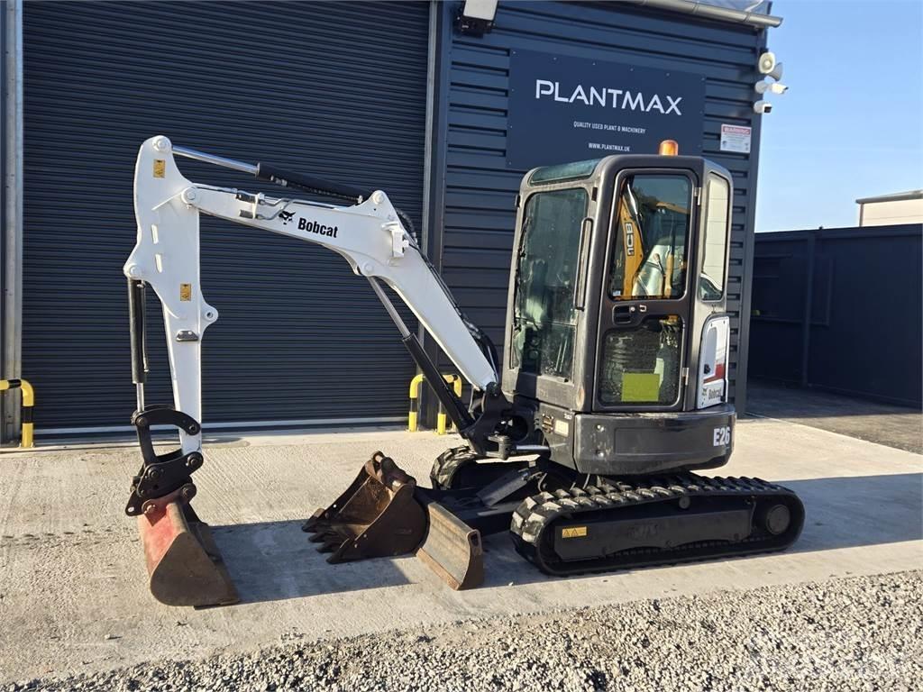 Bobcat E26 Mini ekskavatörler, 7 tona dek