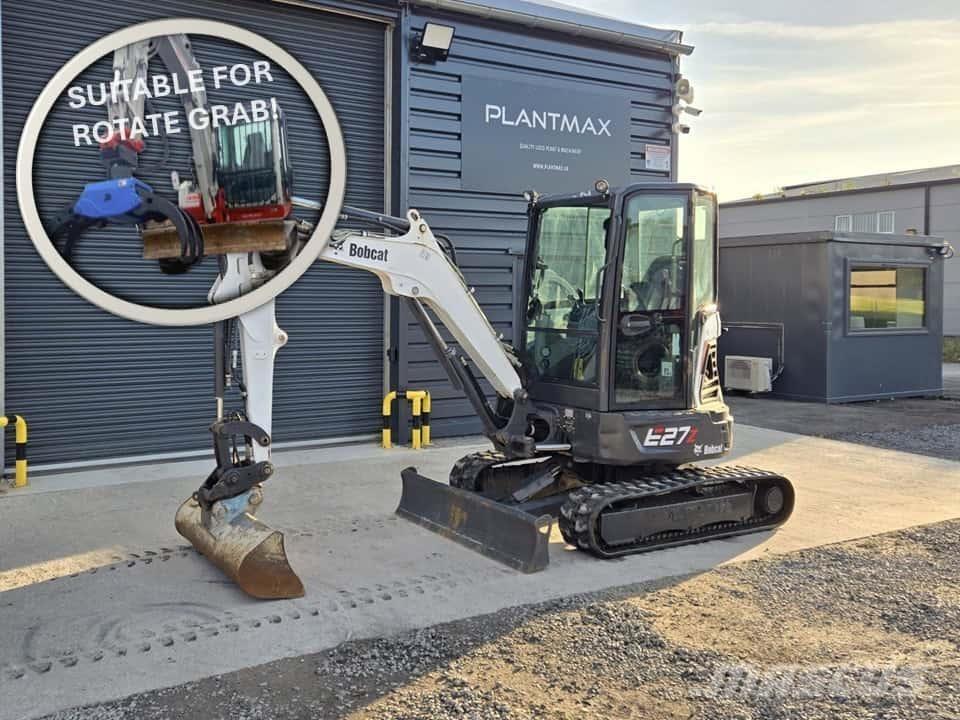 Bobcat E27 Mini ekskavatörler, 7 tona dek