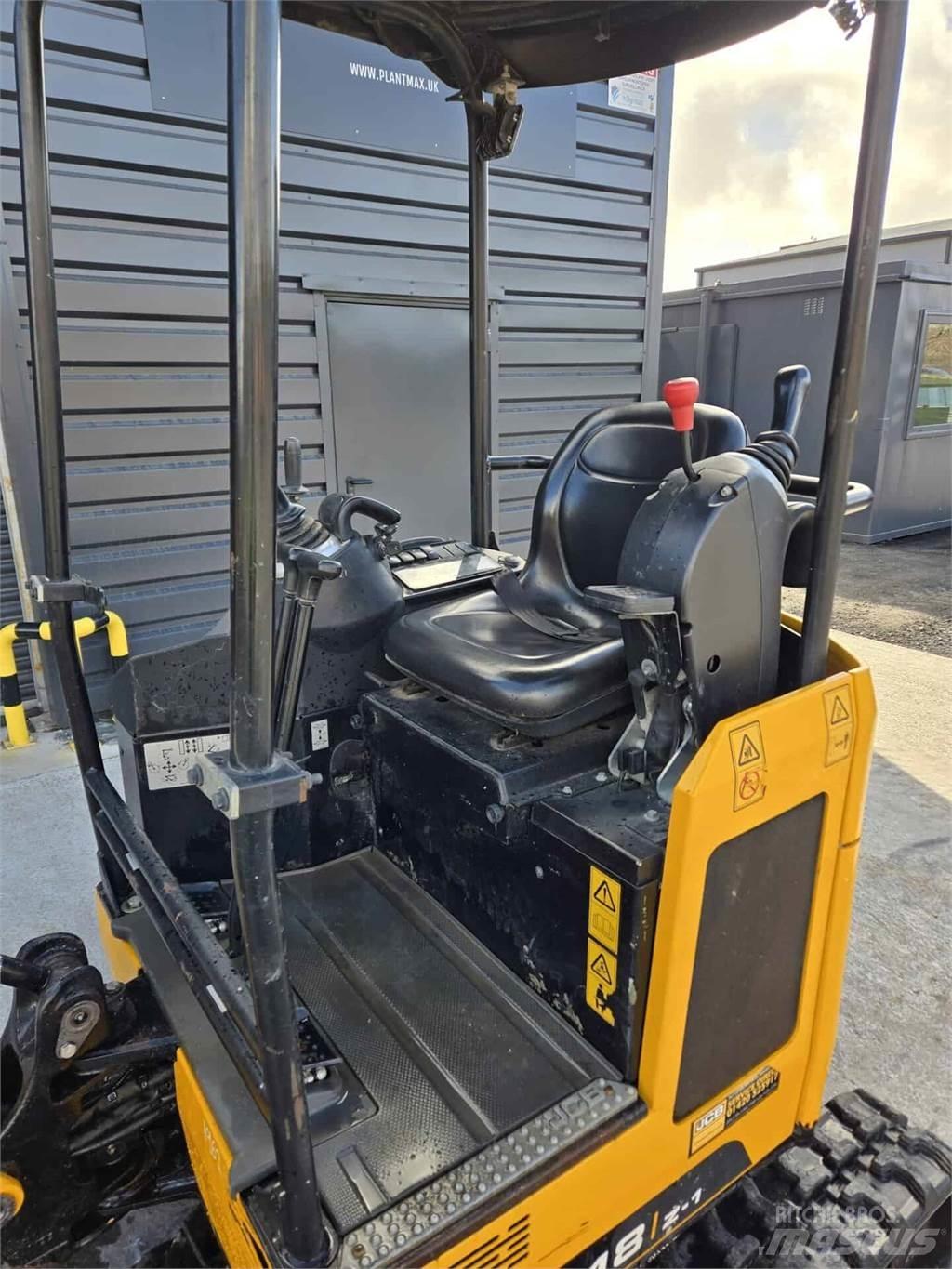 JCB 18Z Mini ekskavatörler, 7 tona dek