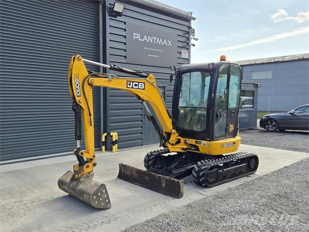 JCB 8030 Mini ekskavatörler, 7 tona dek