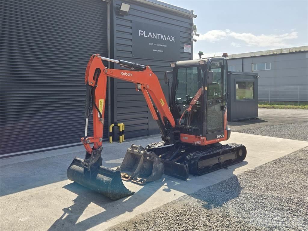 Kubota U27-4 Mini ekskavatörler, 7 tona dek