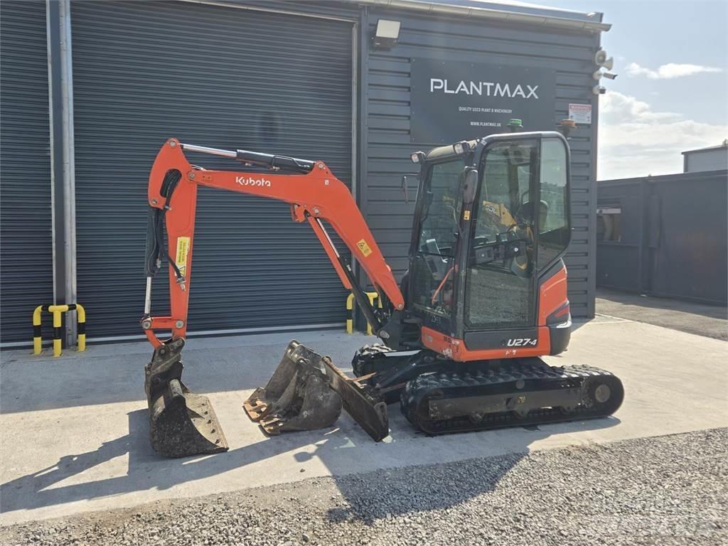 Kubota U27-4 Mini ekskavatörler, 7 tona dek