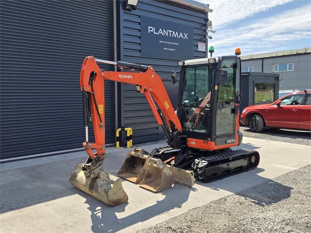 Kubota U27-4 Mini ekskavatörler, 7 tona dek