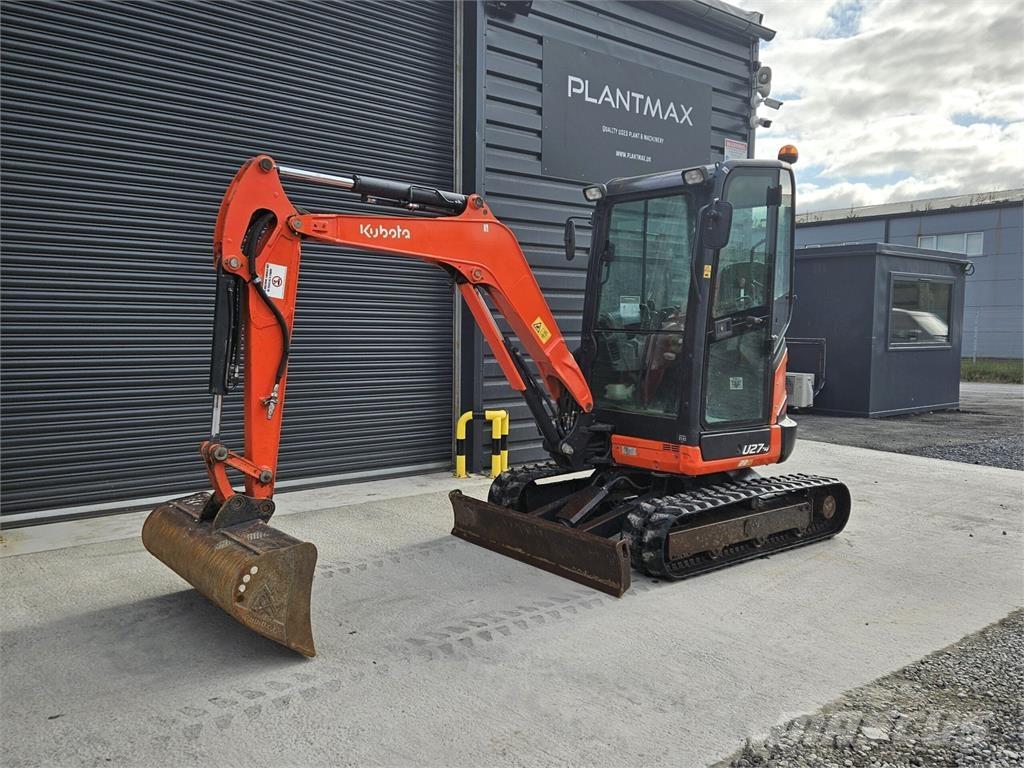 Kubota U27-4 Mini ekskavatörler, 7 tona dek