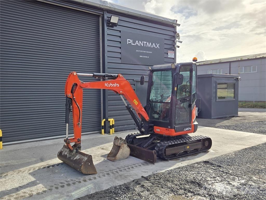 Kubota U27-4 Mini ekskavatörler, 7 tona dek
