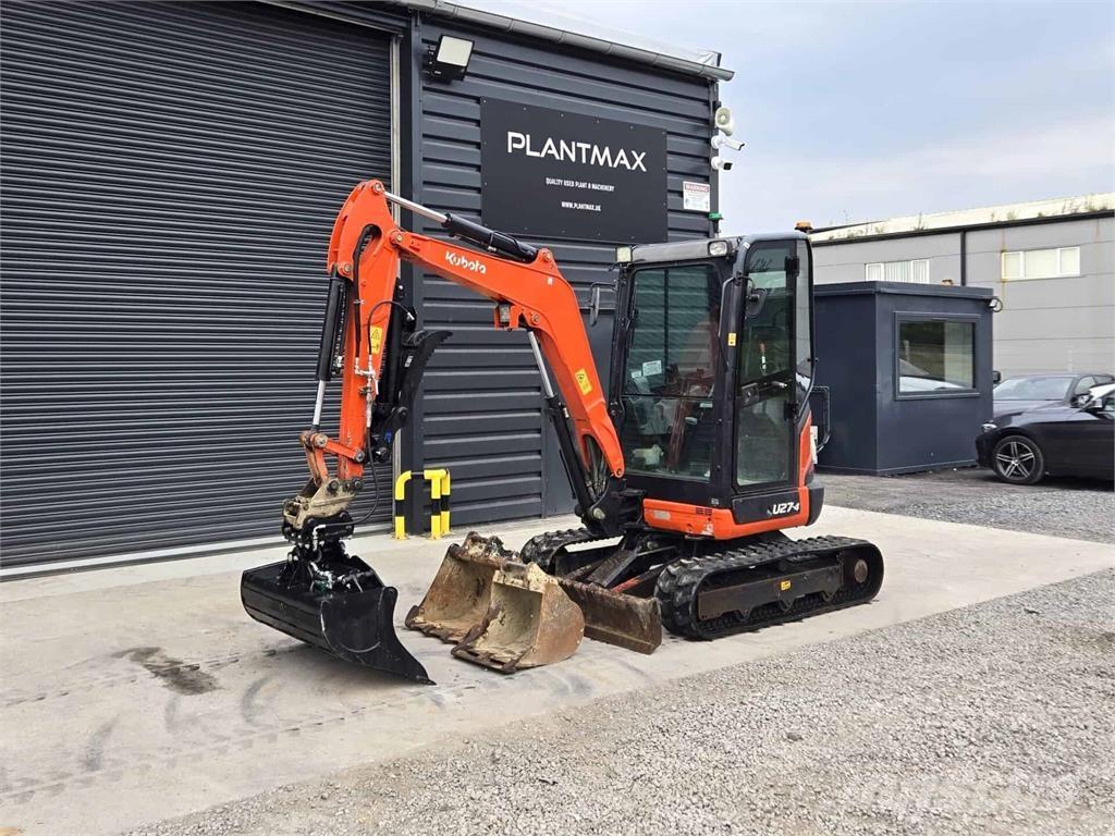 Kubota U27-4 Mini ekskavatörler, 7 tona dek