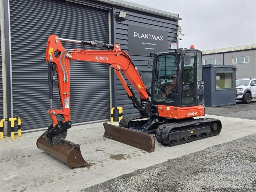 Kubota U50-5 Mini ekskavatörler, 7 tona dek