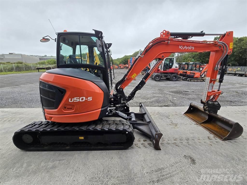 Kubota U50-5 Mini ekskavatörler, 7 tona dek