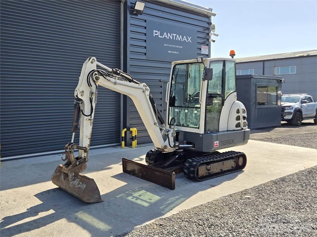 Terex TC29 Mini ekskavatörler, 7 tona dek