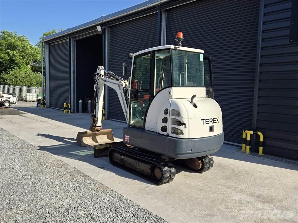 Terex TC29 Mini ekskavatörler, 7 tona dek