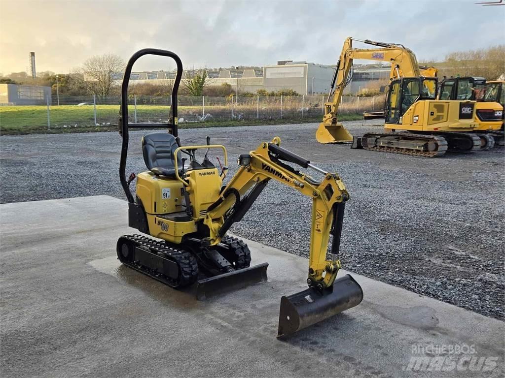Yanmar SV08 Mini ekskavatörler, 7 tona dek