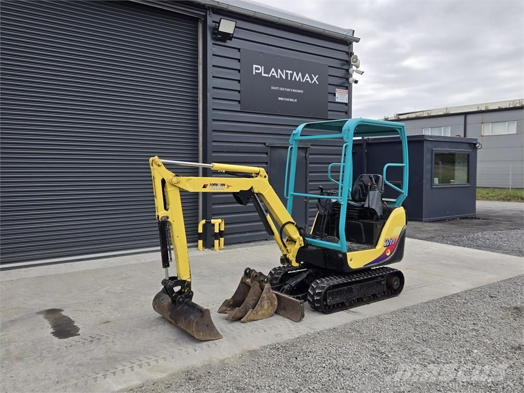 Yanmar SV17 Mini ekskavatörler, 7 tona dek