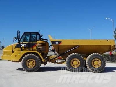 CAT 725 Belden kirma kaya kamyonu