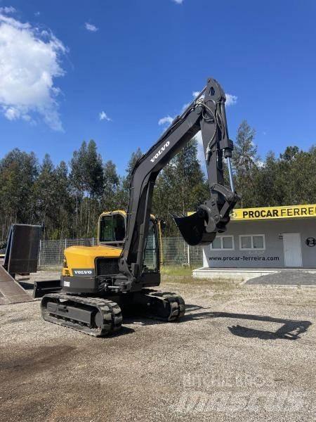 Volvo ECR88 Mini ekskavatörler, 7 tona dek