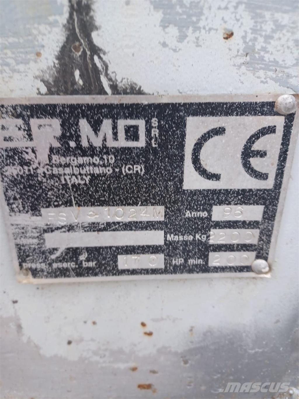 Ermo FSV 3 102 4M Diger tarim makinalari