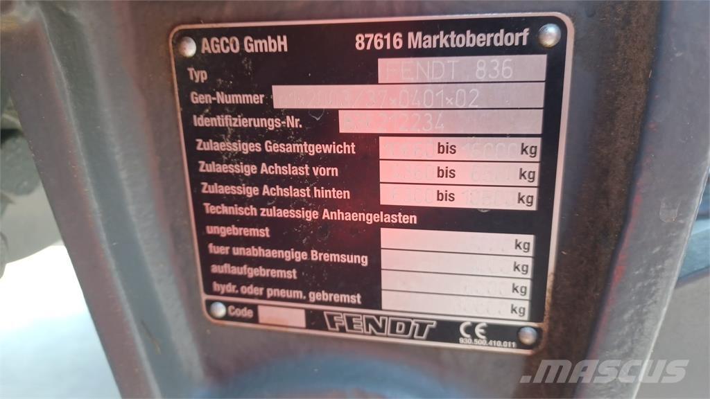 Fendt 828 SCR Traktörler