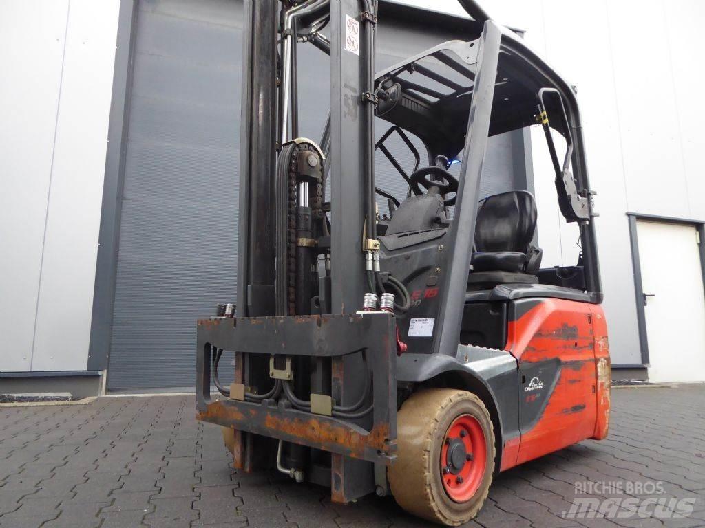 Linde E16-02 Elektrikli forkliftler