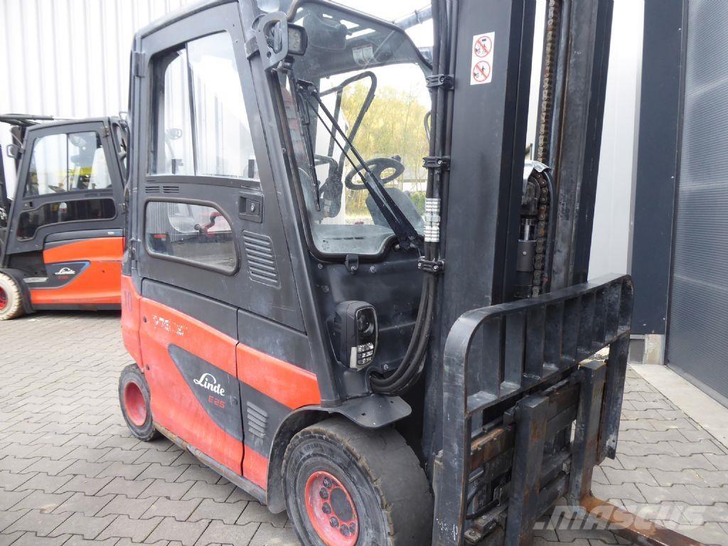 Linde E25-01 Elektrikli forkliftler